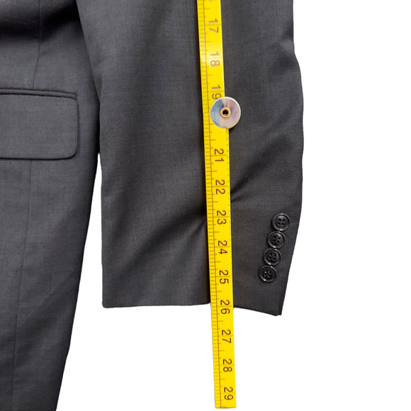 Jones New York Vintage‎ Blazer Mens Size 50L Gray Wool Cashmere Formal Classic - Picture 11 of 12